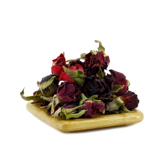 Бутоны красной иранской розы|Цветки растений