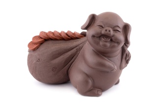 Чайная игрушка «Поросёнок с денежным мешком». Цена: 2 340 ₽ руб.