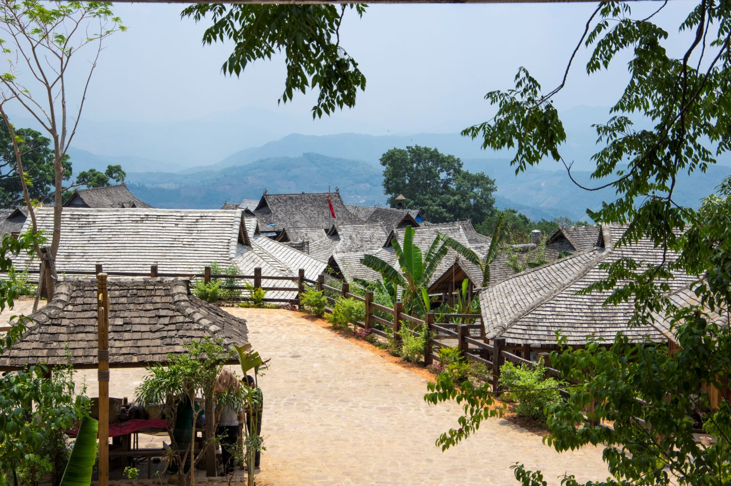 Вэнцзи - деревня в горах Цзинмай