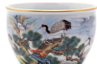 Пиала "Друзья пришли на чай", 125 мл  | 茶杯. Цена: 4 100 ₽ руб.