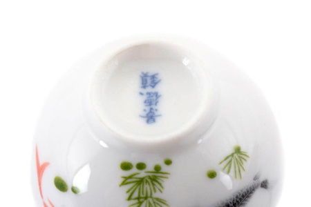 Пиала керамическая "Благородные карпы", 50 мл.  | 茶杯. Цена: 310 ₽ руб.