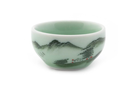 Пиала (чабэй) «Чаепитие в горах», 50 мл.  | 茶杯. Цена: 380 ₽ руб.