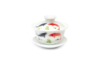 Гайвань фарфоровая "Карпы", 165 мл. Цена: 920 ₽ руб.