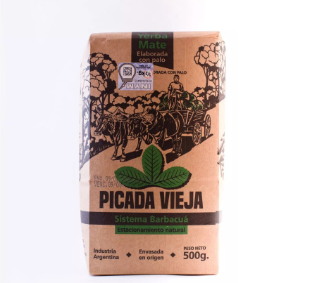Йерба Мате - Йерба Мате "Picada Vieja Barbacuá", 500 г, 