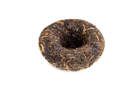 Прессованный шэн пуэр - Шэн пуэр 2006 г. «Цаншань иньхао» марки «Сосна и журавль» завода «Сягуань» 100 г, 