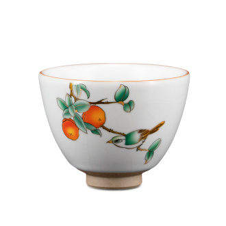 Пиала керамическая "Персики", 95 мл.  | 茶杯. Цена: 1 890 ₽ руб.