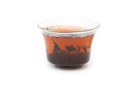 Прессованный шу пуэр - Шу пуэр 2005 г. «Двор чайного короля» завода «Чжоуши» 357 г, 