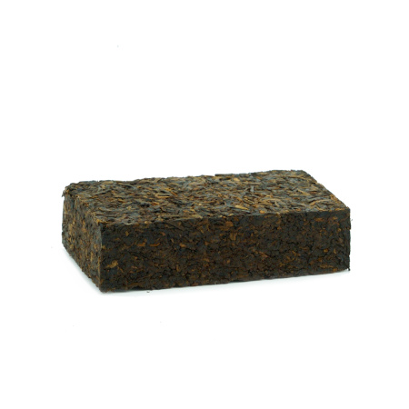 Прессованный шу пуэр - Шу пуэр 2013 г. "Булан гунтин" завода "Чжоуши" кирпич 100 г, 