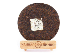 Прессованный шу пуэр - Шу пуэр 2016 г. «Хуаншаньча» завода «Чашуван» 357 г, 