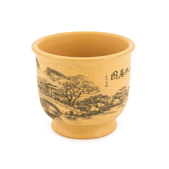 Пиала глиняная "солнечно-желтая", 170 мл.  | 茶杯. Цена: 2 290 ₽ руб.