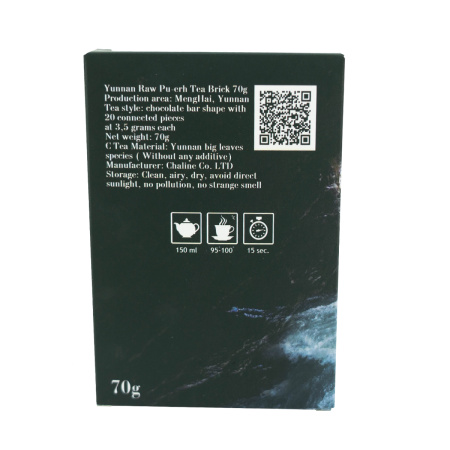 Прессованный шэн пуэр - Шэн пуэр Travel tea "Raw puerh tea", 70 г, 