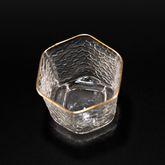 Пиала стеклянная "Золотые грани", 100 мл  | 茶杯. Цена: 1 610 ₽ руб.