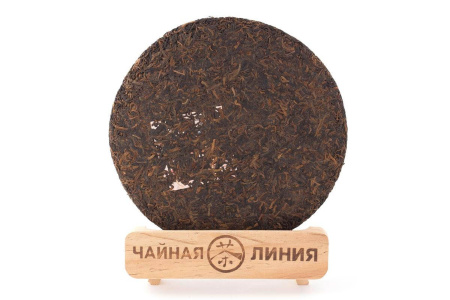 Прессованный шу пуэр - Шу пуэр 2014 г. марки «Пагода» завода «Лимин» 357 г, 