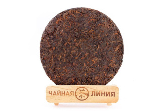 Прессованный шу пуэр - Шу пуэр 2018 г. «Мелодия павлина» завода «Чашуван» 357 г, 