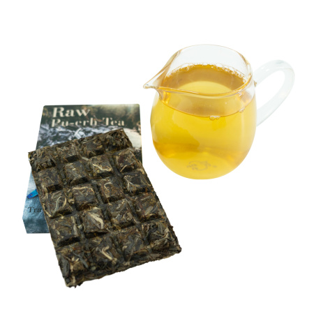 Прессованный шэн пуэр - Шэн пуэр Travel tea "Raw puerh tea", 70 г, 