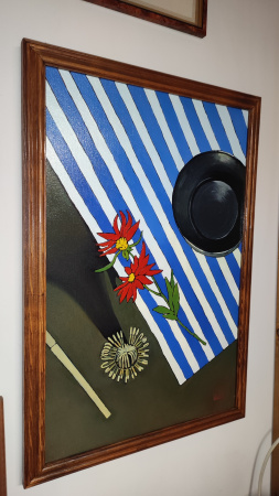 Картина «Встреча с красным цветком», масляные краски, холст 40х60. Николай Леушин. Цена: 5&nbsp;000 ₽ руб.