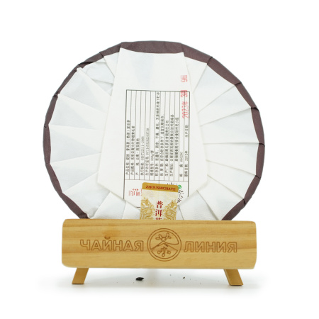 Прессованный шу пуэр - Шу пуэр 2013 г. "Цветение" завода "Чжоуши" 360 г, 