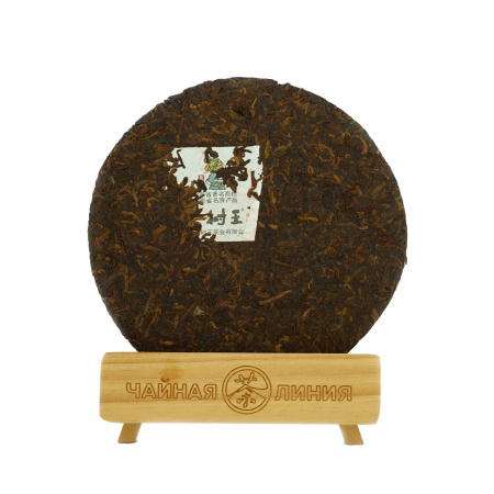 Прессованный шу пуэр - Шу пуэр 2015 г. "Зрелый пуэр из деревни Ма Хэй" завода "Чашуван" 357 г, 