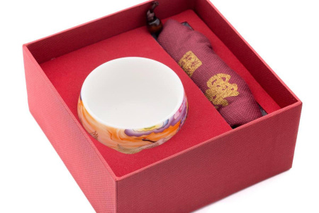 Пиала (чашка) фарфоровая «Журавль в небе», 200 мл.  | 茶杯. Цена: 12 210 ₽ руб.