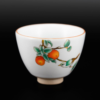 Пиала керамическая "Персики", 95 мл.  | 茶杯. Цена: 1 890 ₽ руб.