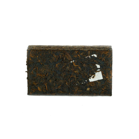 Прессованный шу пуэр - Шу пуэр 2013 г. "Булан гунтин" завода "Чжоуши" кирпич 100 г, 