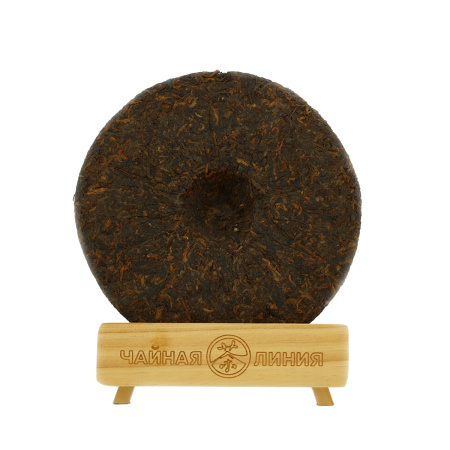 Прессованный шу пуэр - Шу пуэр 2015 г. "Зрелый пуэр из деревни Ма Хэй" завода "Чашуван" 357 г, 