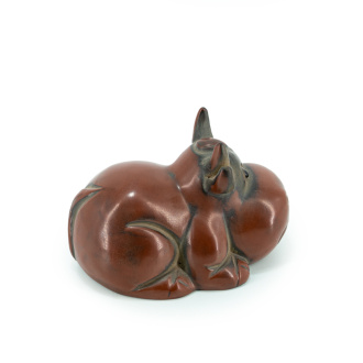 Глияная чайная игрушка из Цзяньшуй, Юньнань "Коровка" | 茶宠 Глияная чайная игрушка из Цзяньшуй, Юньнань "Коровка". Цена: 5 660 ₽ руб.